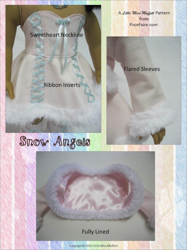 Snow Angels 18  Doll Clothes Pattern Online Sale - Image 5
