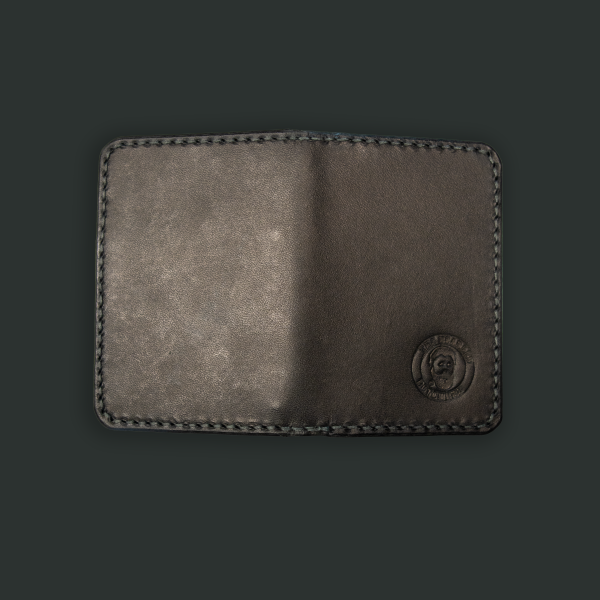Bearded Butchers Full Grain Black Leather Wallet Hot on Sale - Image 4