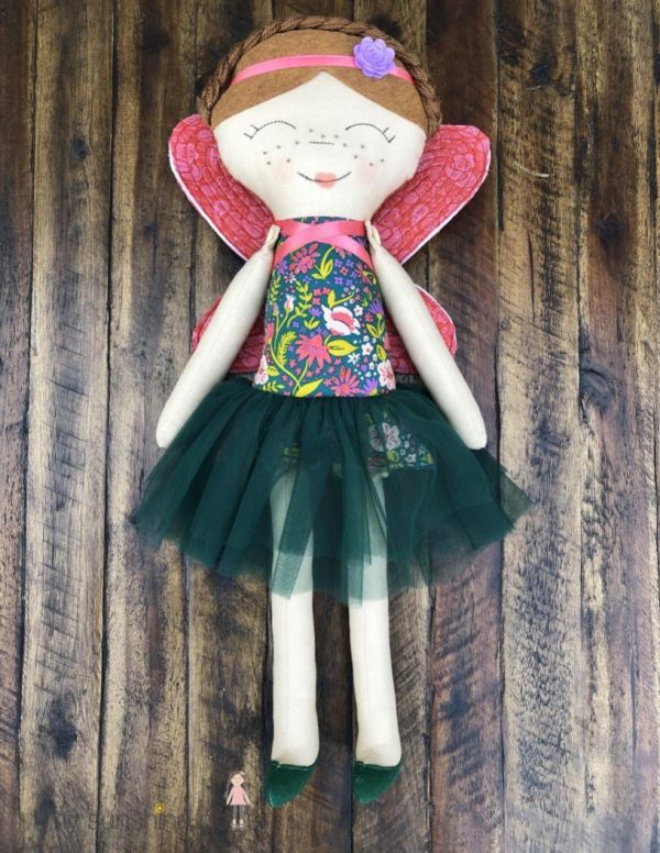 Aria Angel Doll 23  Cloth Doll Pattern For Sale - Image 3