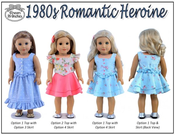 1980s Romantic Heroine 18  Doll Clothes Pattern Supply - Image 5
