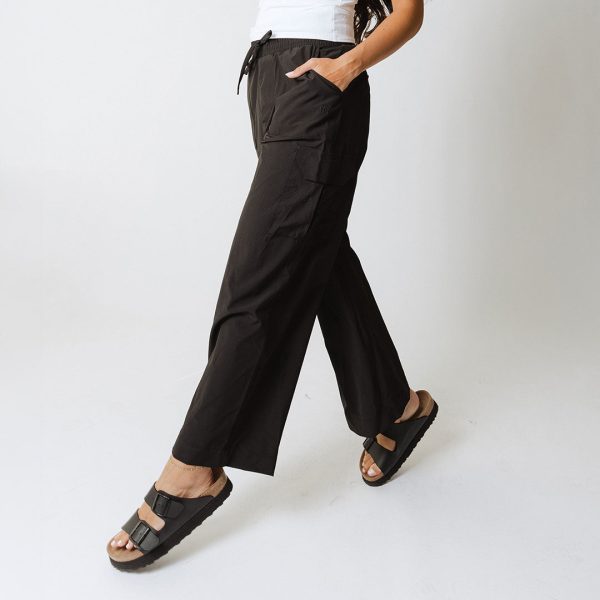 Audrey Cargo Trouser, Black Online now - Image 3
