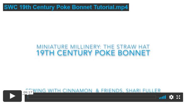 Miniature Millinery The Straw Hat Master Class Video Course For Sale - Image 4